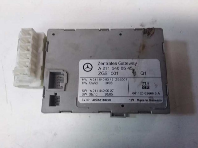 Unidade de controlo de iluminação A2115408545 MERCEDES