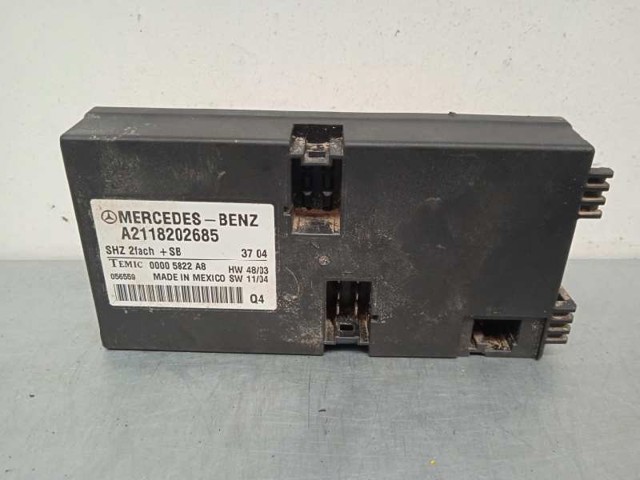 Relê de aquecimento do assento A2118202685 MERCEDES