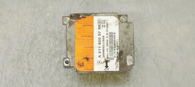 Módulo processador de controlo da bolsa de ar (Centralina eletrônica AIRBAG) A2118205785 MERCEDES