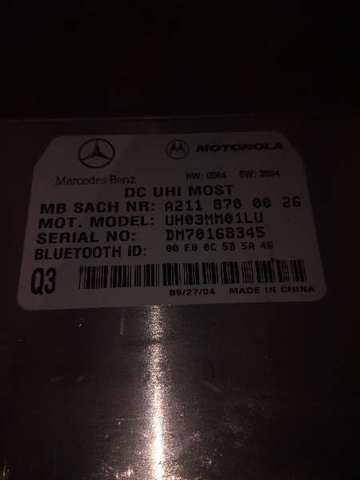 A2118700026 Mercedes