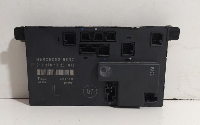 Unidade de conforto A2118701126 MERCEDES