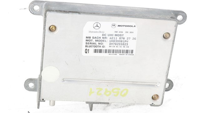Unidade de controlo de telefone A2118702726 MERCEDES