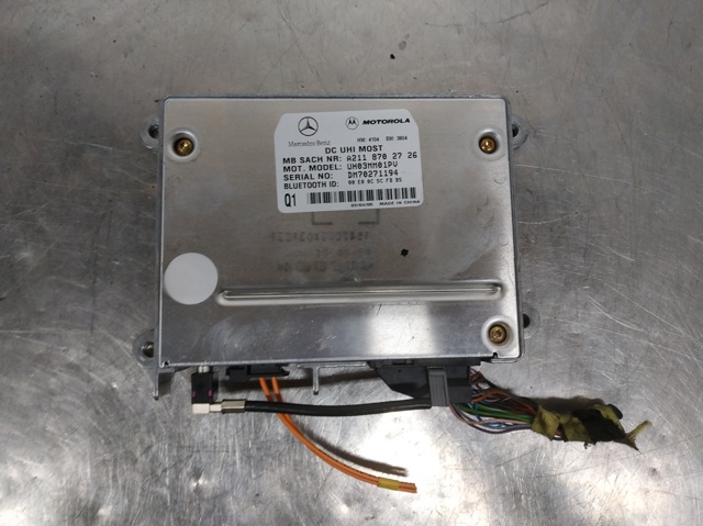 Unidade de controlo de telefone A2118702726 MERCEDES