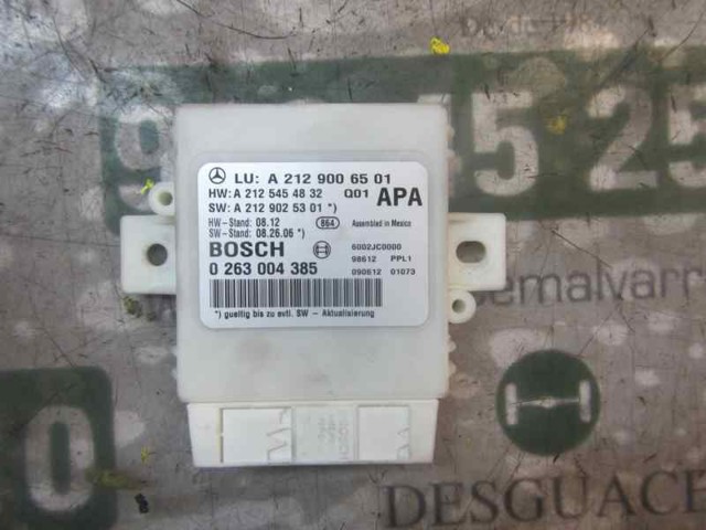 Módulo de direção (Centralina eletrônica) de sensor de estacionamento A2129003704 MERCEDES
