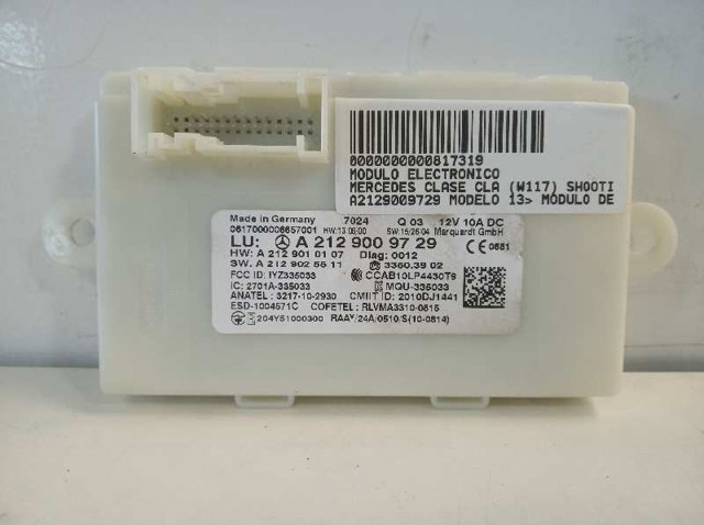 A2129009729 Mercedes