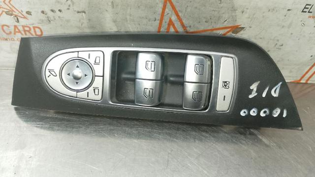 Unidade de botões dianteira esquerda de controlo de elevador de vidro A2139054803 MERCEDES
