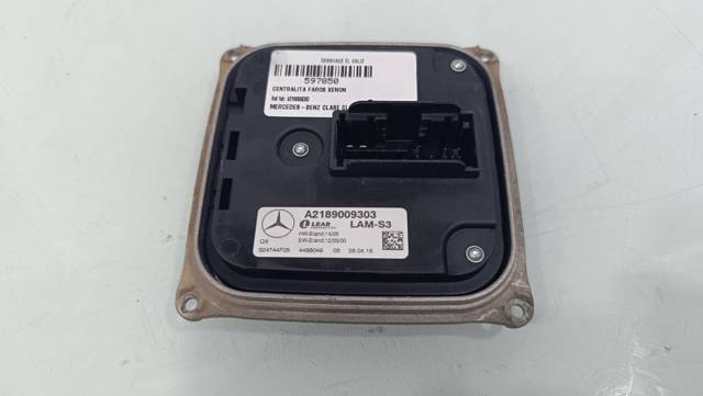Unidade de controlo de iluminação A2189009303 MERCEDES
