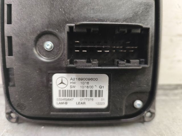 Unidade de controlo de iluminação A2189009600 MERCEDES