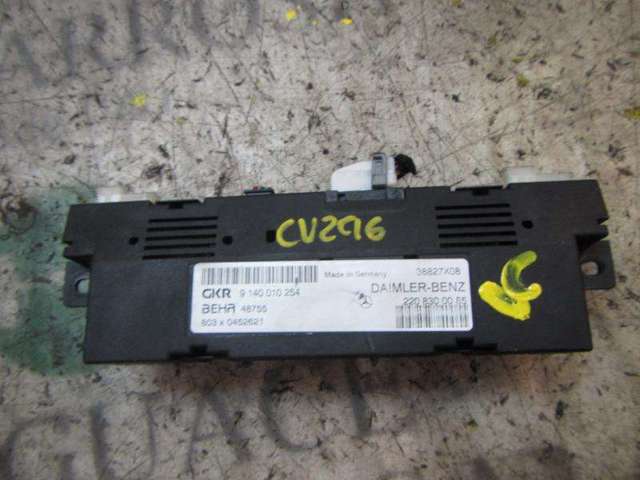 Unidade de controlo dos modos de aquecimento/condicionamento A2208300085 MERCEDES