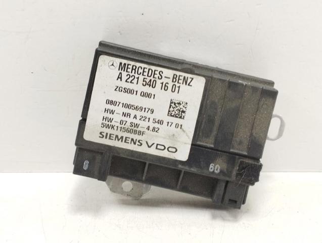 Módulo de direção (Centralina eletrônica) da bomba de combustível A2215401601 MERCEDES
