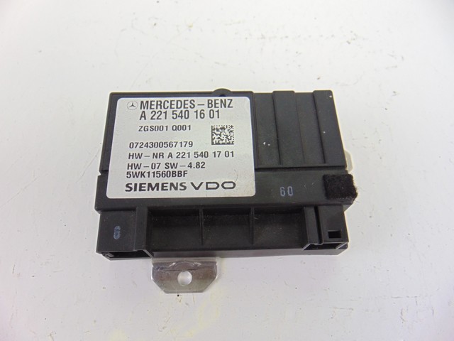 Módulo de direção (Centralina eletrônica) da bomba de combustível A2215401601 MERCEDES