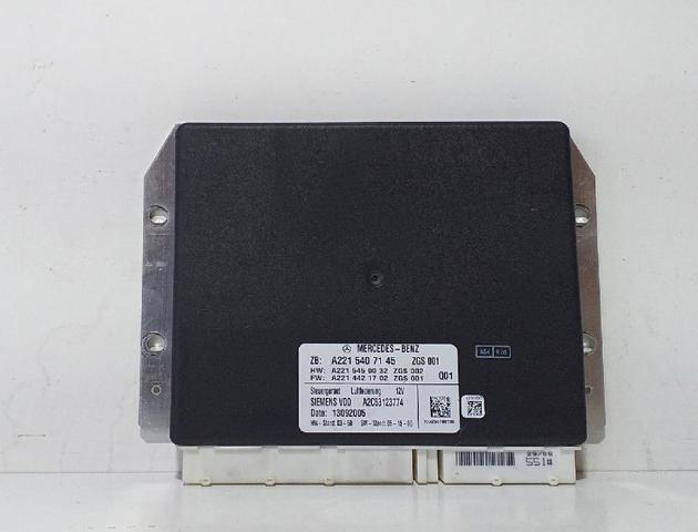 Unidade de controlo de suspensão pneumática A2215407145 MERCEDES