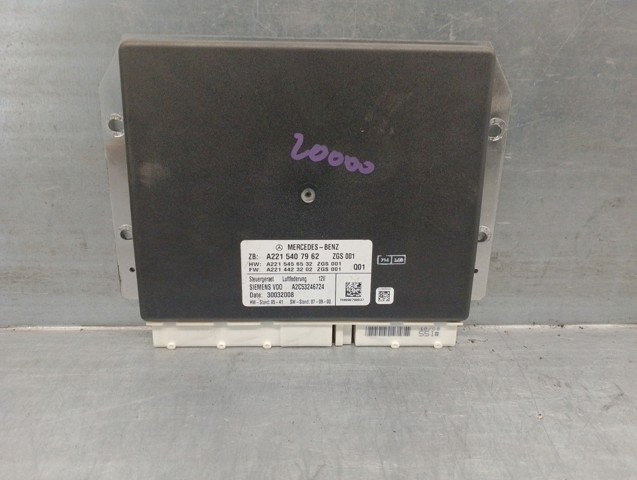 Unidade de controlo de suspensão pneumática A2215407962 MERCEDES