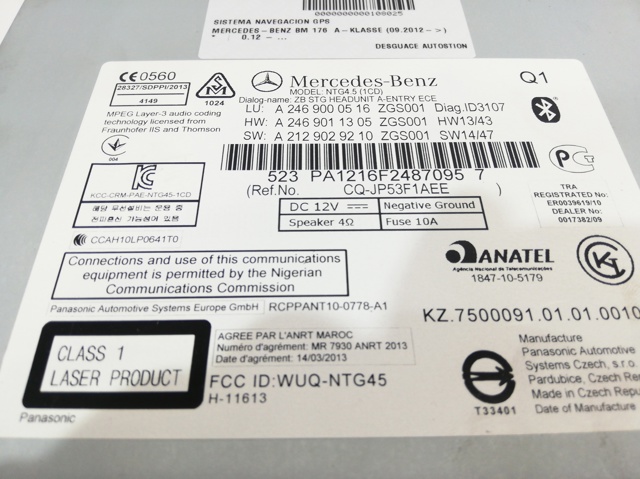 A2469000516 Mercedes