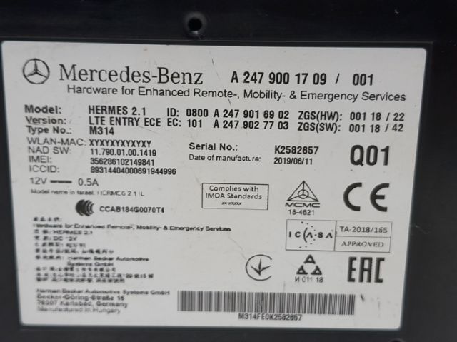 A2479001709 Mercedes