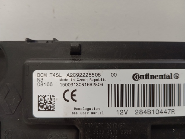 Unidade de dispositivos de segurança A2C92226608 RENAULT