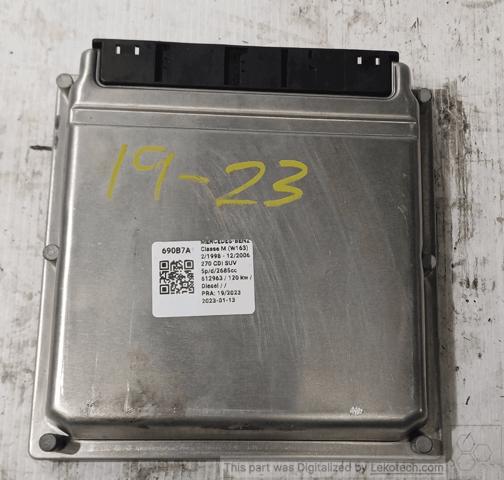 Módulo de direção (Centralina eletrônica) de motor A6121536279 MERCEDES
