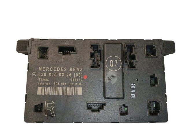 Módulo de conforto da porta dianteira A6398200326 MERCEDES