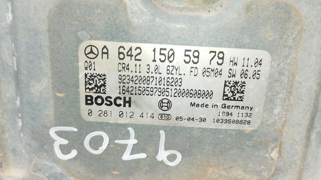 Módulo de direção (Centralina eletrônica) de motor A6421505979 MERCEDES