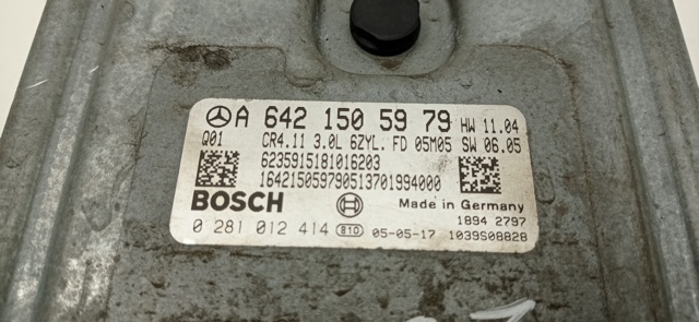 Módulo de direção (Centralina eletrônica) de motor A6421505979 MERCEDES