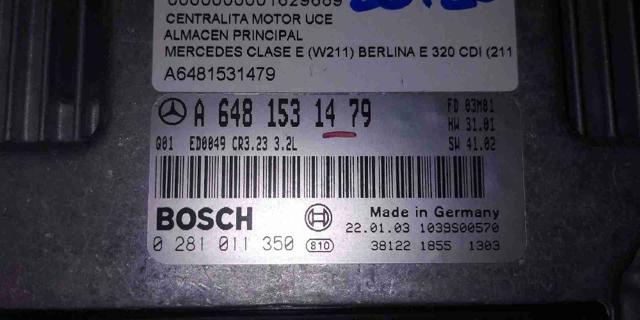 Módulo de direção (Centralina eletrônica) de motor A6481531479 MERCEDES