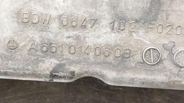 Panela de óleo de cárter do motor, parte inferior A6510100628 MERCEDES