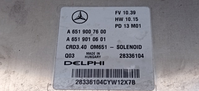 A6519007600 Mercedes