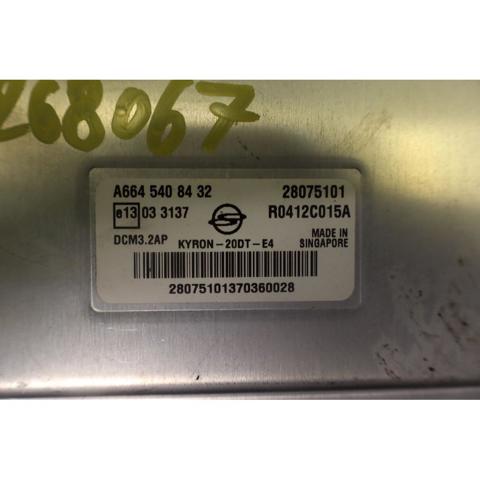 A6645408432 Ssang Yong