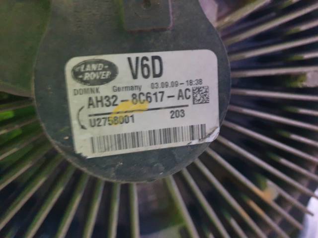 Ventilador elétrico de esfriamento montado (motor + roda de aletas) AH328C617AC LAND ROVER
