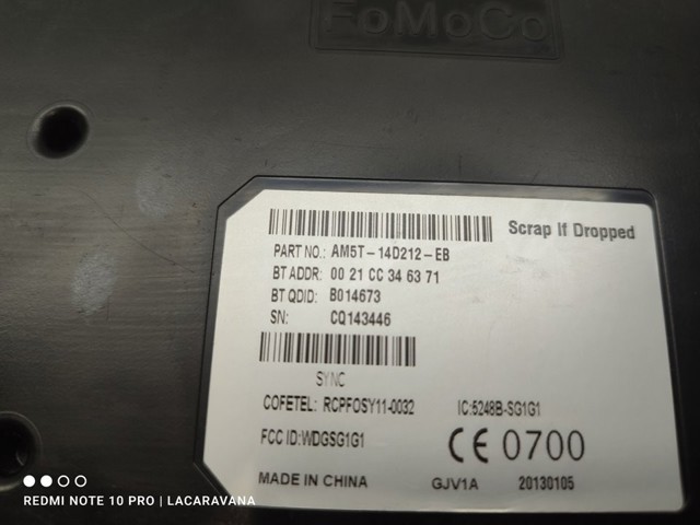 AM5T14D212EB Ford