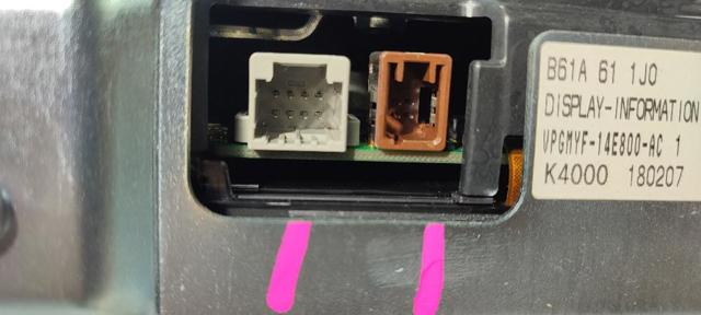 Mostrador multifuncional para Mazda 3 BM, BN