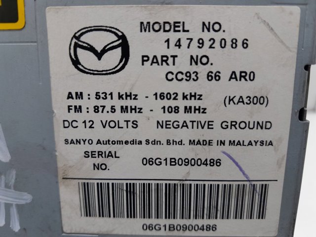 CC9366AR0 Mazda