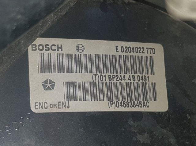 Reforçador dos freios a vácuo E0204022770 CHRYSLER