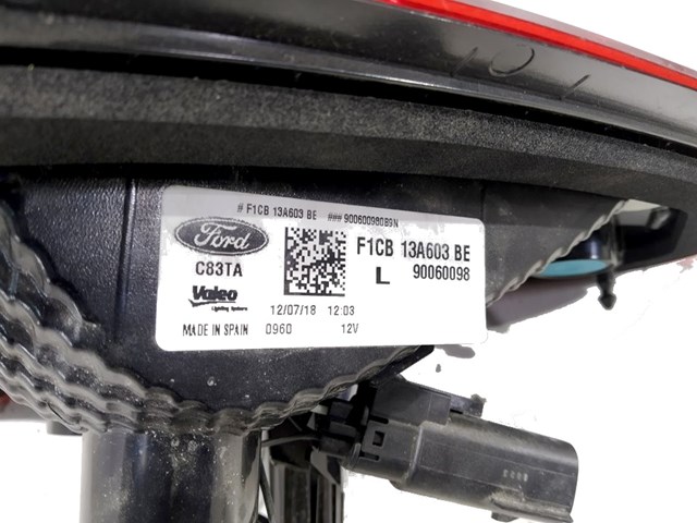 Lanterna traseira esquerda interna F1CB13A603 FORD