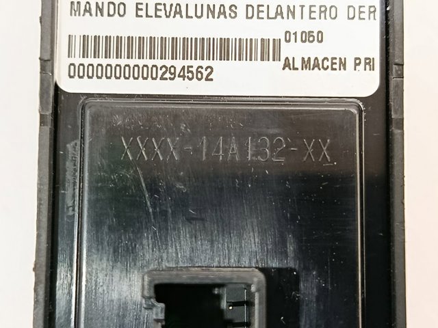 Unidade de botões dianteira esquerda de controlo de elevador de vidro F1ET14A132CC FORD