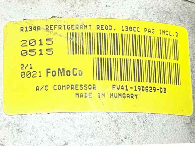 Compressor de aparelho de ar condicionado FV4119D629DB FORD