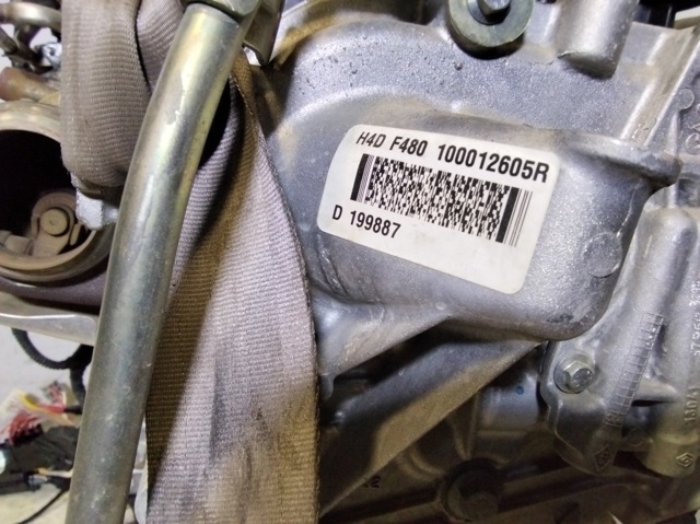 Motor montado H4DF480 RENAULT
