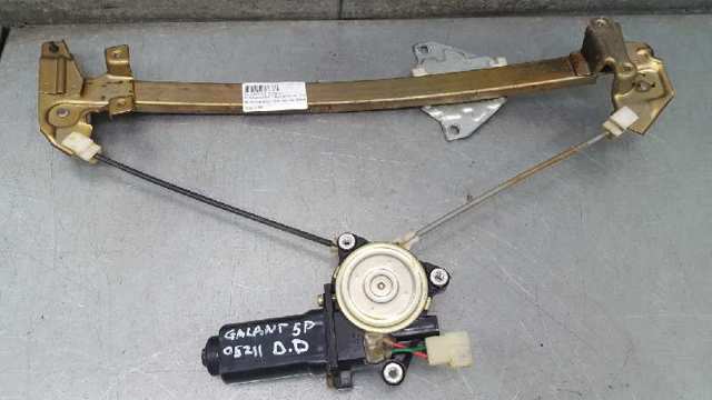 Mecanismo de acionamento de vidro da porta dianteira direita MB517476 MITSUBISHI