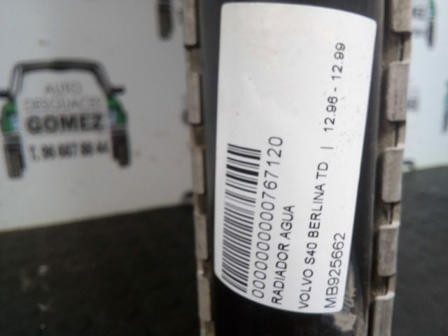 Radiador de esfriamento de motor MB925662 VOLVO