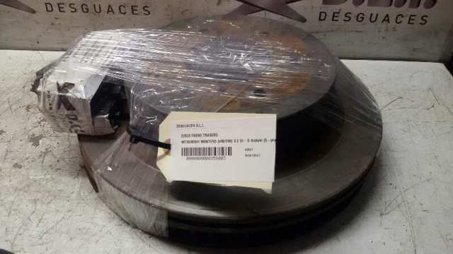 Disco do freio traseiro MR418067 MITSUBISHI