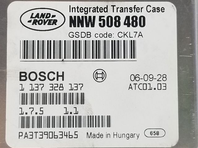 NNW508480 Land Rover