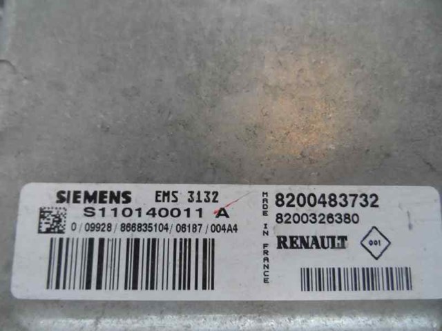 Módulo de direção (Centralina eletrônica) de motor S110140011A RENAULT