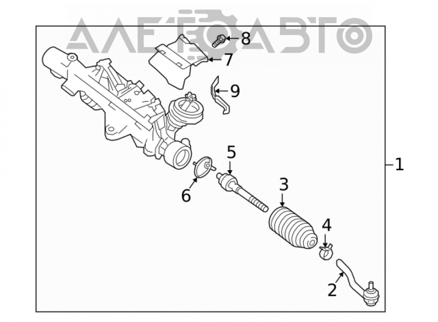 Compre D86405NA0A Nissan/Infiniti Ponta externa da barra de direção
