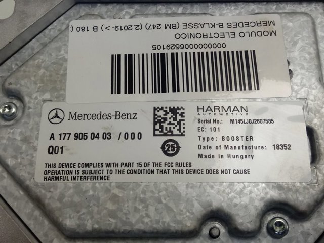  Mercedes A1779050403