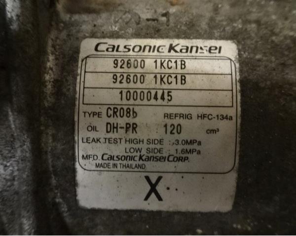 Compressor de aparelho de ar condicionado Nissan/Infiniti 926001KC1B preço, a partir de 1792,02 USD