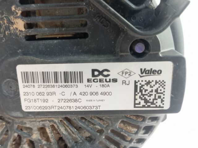 Gerador 231006293R Renault (RVI)
