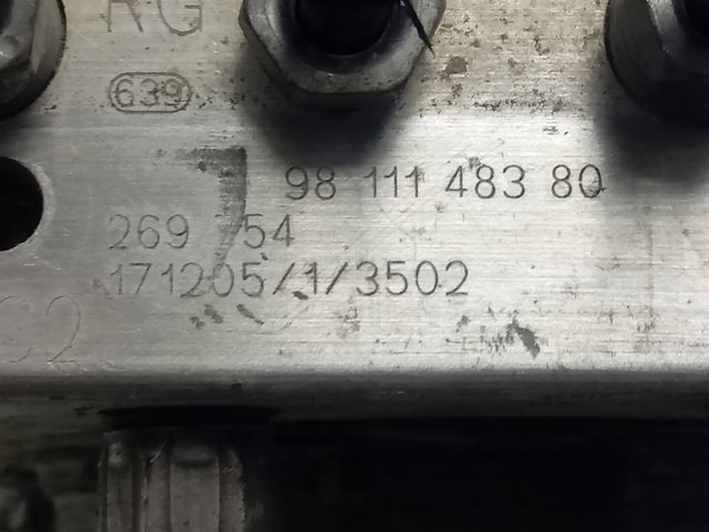 2265106516 Peugeot/Citroen Unidade hidráulico de controlo ABS
