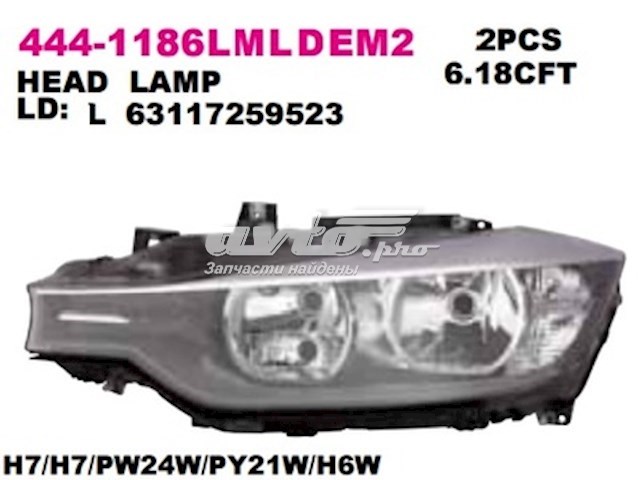 Luz esquerda Depo/Loro/Abakus 4441186LMLDEM2
