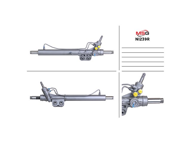 Cremalheira da direção MSG Rebuilding NI239R preço, a partir de 294,54 USD