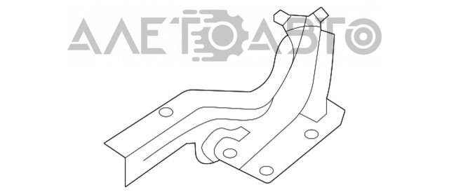 Compre 654006RA0A Nissan/Infiniti Gozno da capota direito